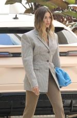 HAILEY BIEBER Arrives for a Meeting in Los Angeles 04/20/2021