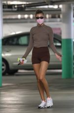HAILEY BIEBER Out in Santa Monica 04/02/2021