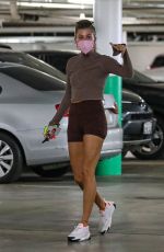 HAILEY BIEBER Out in Santa Monica 04/02/2021