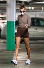 HAILEY BIEBER Out in Santa Monica 04/02/2021