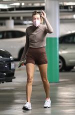 HAILEY BIEBER Out in Santa Monica 04/02/2021