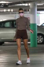 HAILEY BIEBER Out in Santa Monica 04/02/2021
