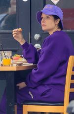 HALSEY Out for Breakfast at Toast in West Hollywood 04/12/2021