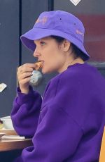 HALSEY Out for Breakfast at Toast in West Hollywood 04/12/2021