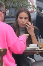 HANA CROSS Out for Lunch with Friends in Los Angeles 04/22/2021