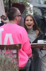HANA CROSS Out for Lunch with Friends in Los Angeles 04/22/2021