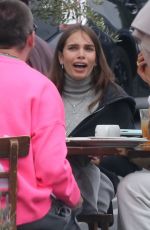 HANA CROSS Out for Lunch with Friends in Los Angeles 04/22/2021