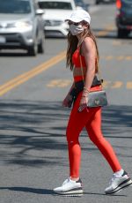 HANNAH ANN SLUSS in Tights Out in Los Angeles 04/08/2021