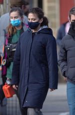 HAYLEY ATWELL and Tom Cruise on the Set as Mission Impossible 7 in Yorkshire 04/21/2021