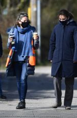 HAYLEY ATWELL and Tom Cruise on the Set as Mission Impossible 7 in Yorkshire 04/21/2021