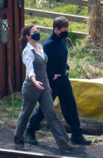HAYLEY ATWELL on the Set of Mission Impossible 7 in York 04/20/2021