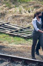 HAYLEY ATWELL on the Set of Mission Impossible 7 in York 04/20/2021