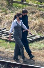 HAYLEY ATWELL on the Set of Mission Impossible 7 in York 04/20/2021