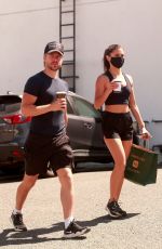 HAYLEY ERBERT Heading to a Gym in Studio City 04/03/2021