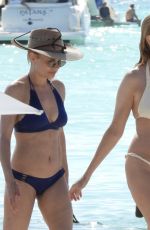 HEATHER GRAHAM in Bikini at a Beach in Tulum 04/08/2021