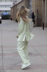 HEIDI KLUM Arrives at AGT Set in Los Angeles 04/23/2021