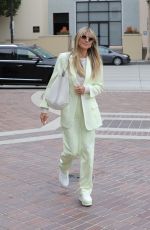 HEIDI KLUM Arrives at AGT Set in Los Angeles 04/23/2021
