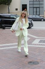 HEIDI KLUM Arrives at AGT Set in Los Angeles 04/23/2021