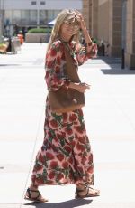 HEIDI KLUM Arrives at AGT Taping in Los Angeles 04/18/2021