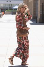 HEIDI KLUM Arrives at AGT Taping in Los Angeles 04/18/2021