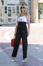 HEIDI KLUM Arrives on the Set of America