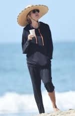 HEIDI KLUM Out at a Beach in Los Angeles 04/08/2021