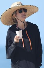 HEIDI KLUM Out at a Beach in Los Angeles 04/08/2021
