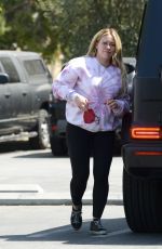 HILARY DUFF Out and About in Los Angeles 04/10/2021
