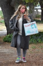 HILARY DUFF Out and About in Studio City 04/21/2021