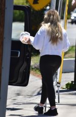 HILARY DUFF Out and About in Studio City 04/29/2021