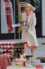 HOLLY WILLOGHBY at This Morning Outdoors Studios in London 04/26/2021