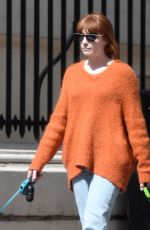 ICOLA ROBERTS Out with Her Dogs in London 04/22/2021