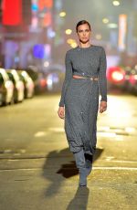 IRINA SHAYK at Michael Kors Fashion Show in New York 04/08/2021