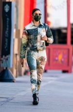 IRINA SHAYK Out and About in New York 04/23/2021
