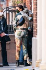 IRINA SHAYK Out and About in New York 04/23/2021