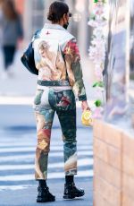 IRINA SHAYK Out and About in New York 04/23/2021