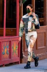 IRINA SHAYK Out and About in New York 04/23/2021