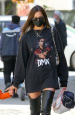 IRINA SHAYK Out and About in New York 04/26/2021
