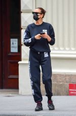 IRINA SHAYK Out in New York 04/15/2021