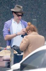 ISLA FISHER Leaves Airport in Perth 04/23/2021