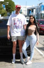 JAILYNE OCHOA Out on Melrose Avenue in West Hollywood 03/31/2021