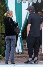 JAIME KING Leaves San Vicente Bungalows in West Hollywood 04/15/2021