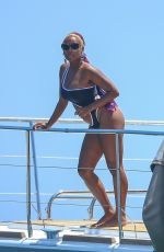 JANELLE MONAE in Swimsuit at a Boat in Cabo San Lucas 04/07/2021