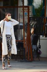 JASMINE TOOKES and SARA SAMPAIO at Urth Cafe in West Hollywood 04/15/2021