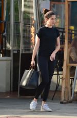 JASMINE TOOKES and SARA SAMPAIO at Urth Cafe in West Hollywood 04/15/2021