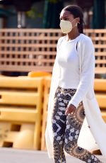 JASMINE TOOKES and SARA SAMPAIO at Urth Cafe in West Hollywood 04/15/2021
