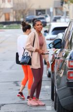 JASMINE TOOKES and SARA SAMPAIO Leaves Dogpound Gym in West Hollywood 04/12/2021