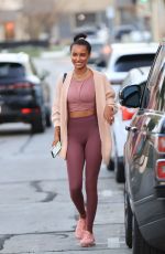 JASMINE TOOKES and SARA SAMPAIO Leaves Dogpound Gym in West Hollywood 04/12/2021