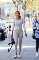 JASMINE TOOKES Heading to a Gym in Los Angeles 04/20/2021