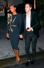 JASMINE TOOKES Leaves an Oscars Party in Bel Air 04/25/2021